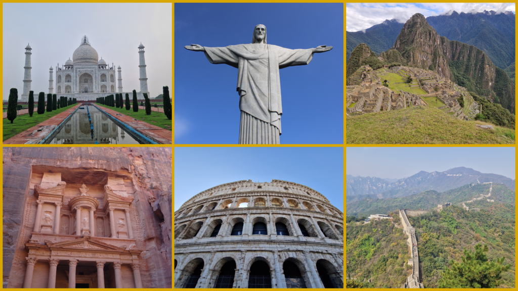 Montage of 6 New World Wonders